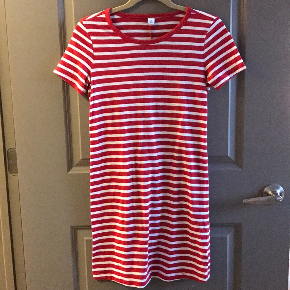 Striped T-Shirt Dress